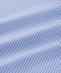 Blue & Navy Tailored Fit Journey Regent Stripe Formal Shirt